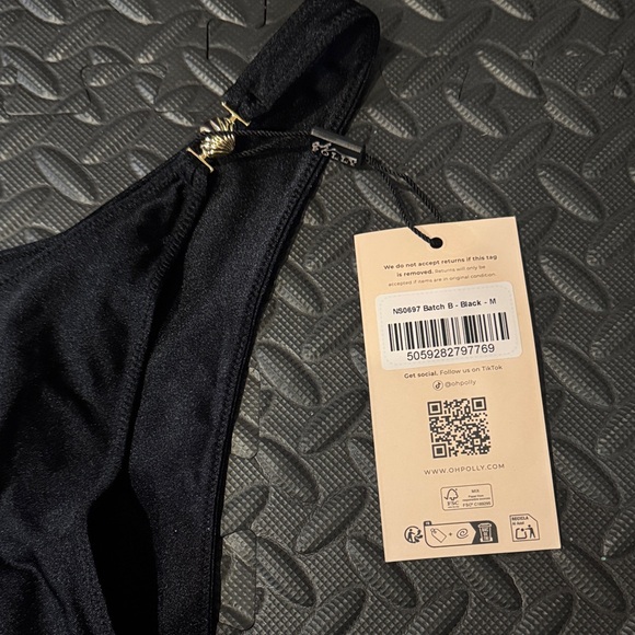 Oh Polly • NWT Volute Embellished Cheeky Bikini Bottoms RW1 - Picture 7 of 7